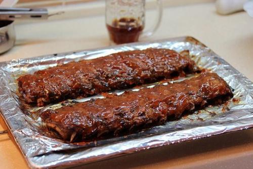 Ребрышки барбекю в домашних условиях. 08
