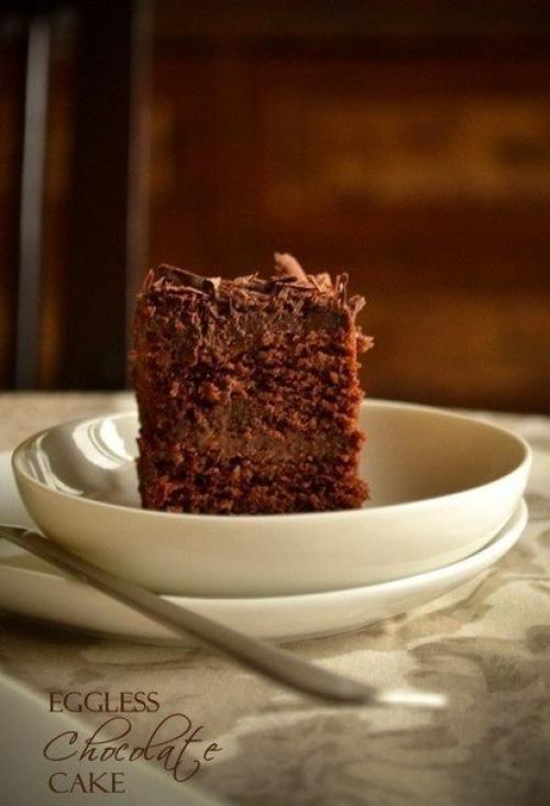 Супер - влажный шоколадный пирог (без яиц). 03