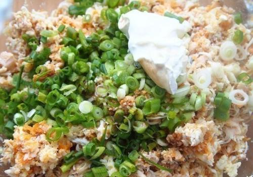 Салатные шарики А-ля Мимоза. 04