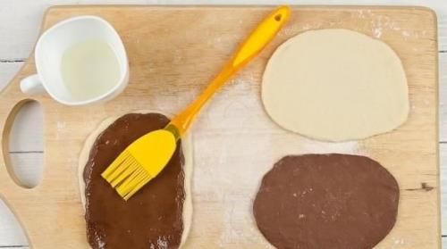 Полосатые булочки Сердечки. 04