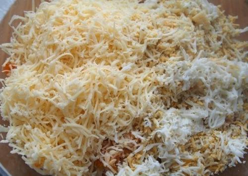 Салатные шарики А-ля Мимоза. 03