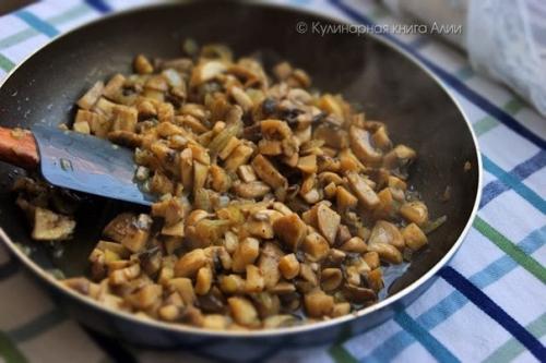 Блинчики с грибами и сыром. 02