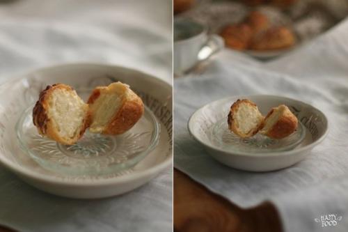 Профитроли с лимонно - ванильным кремом. 01