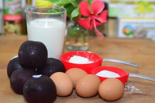 Клафути со сливами. 01