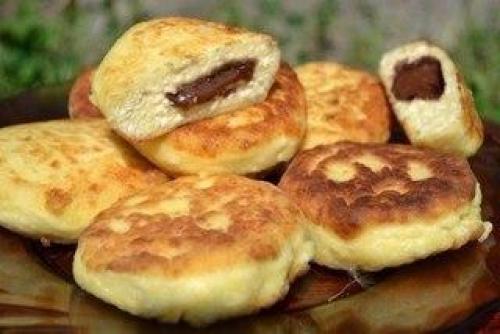 Сырники с шоколадом.

