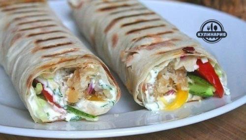 Домашняя шаурма. Ингредиенты: Домашняя шаурма. Ингредиенты: