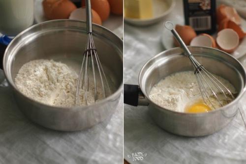 Профитроли с лимонно - ванильным кремом. 05