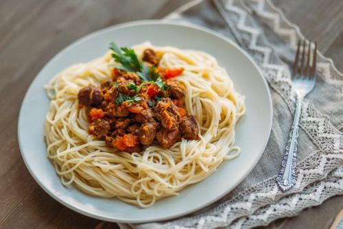 Спагетти с тушеной говядиной. 03