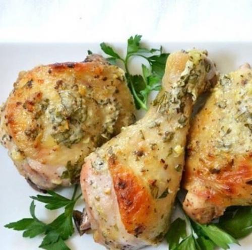 Сочный куриные голени в нежном маринаде. 04