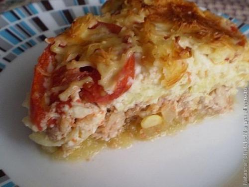 Нежная запеканка из кабачка. 08