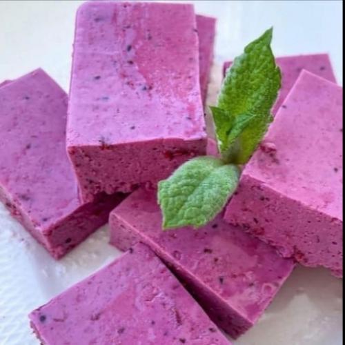 Очень вкусное суфле со вкусом чёрной смородины!
