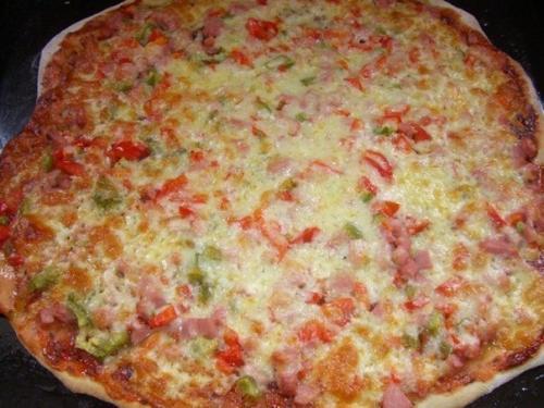 Рецепты пиццы!   1. пицца с курицей и грибами. 04