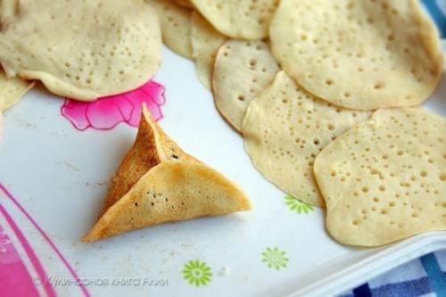 Блинчики с грибами и сыром. 08