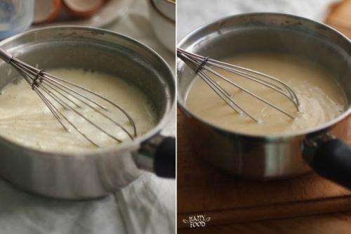 Профитроли с лимонно - ванильным кремом. 06