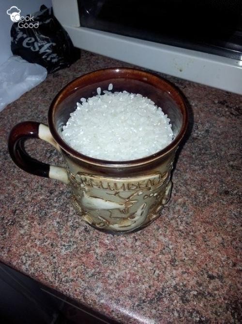 Рецепт риса в сковороде.