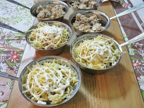 Жюльен с курицей и грибами. 02