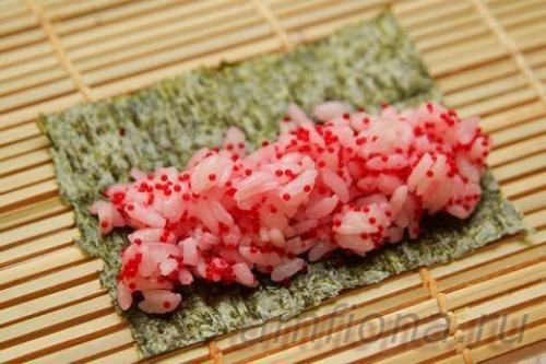 Кадзари - суши цветок. 01