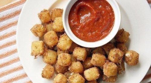 Сырные кубики.  Ингредиенты: