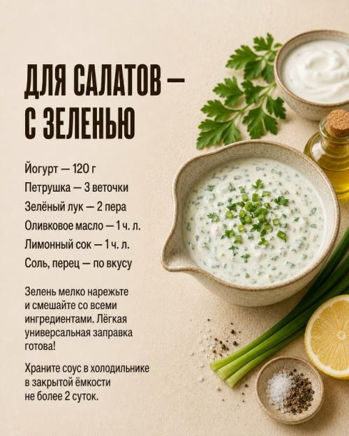 Одна баночка йогурта - и сразу 3 вкусных домашних соуса. 02