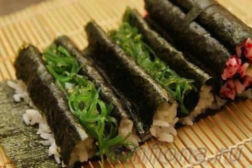 Кадзари - суши цветок. 06