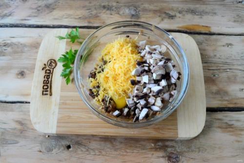 Котлеты из баклажанов с грибами. 04