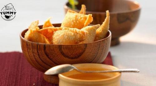 Жареные пельмени по - китайски.