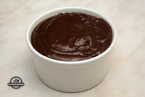 Шоколадные кексы с жидкой начинкой. 05