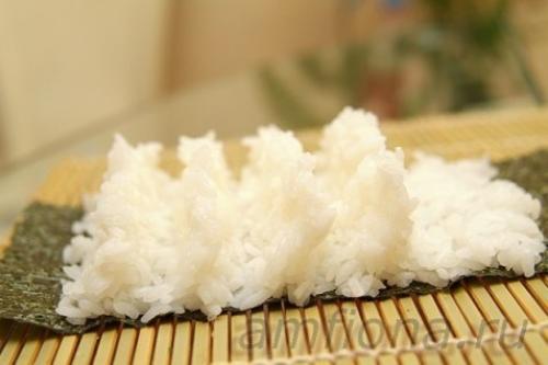 Кадзари - суши цветок. 04