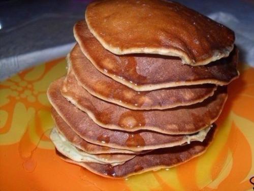 Рецепты панкейков.  1 ванильные панкейки. 01