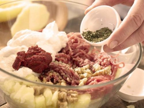 Фаршированный картофель. Ингредиенты: 04 Фаршированный картофель. Ингредиенты: 04