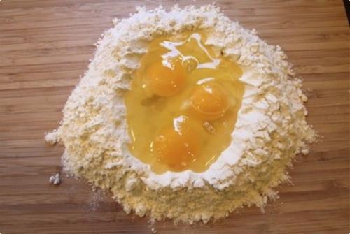 Домашнее тесто для пасты или лазаньи. 01 Домашнее тесто для пасты или лазаньи. 01