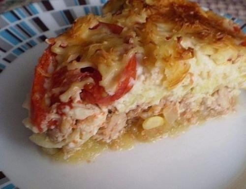 Нежная запеканка из кабачков. 08