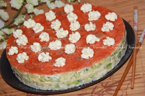Закусрчный торт Сушивкус.
