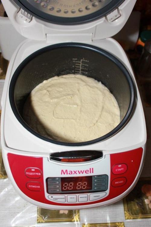 Творожник в мультиварке.  Ингредиенты: 06