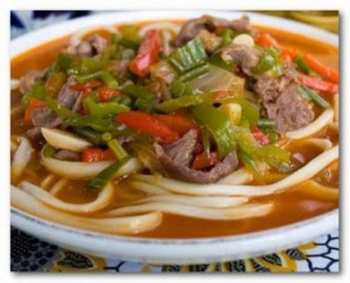 Вкусный лагман.  Ингредиенты: