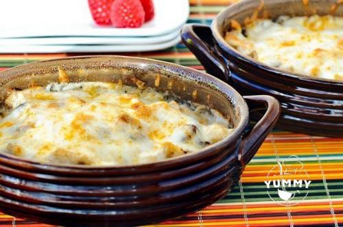 Жульен с курицей и грибами. 09