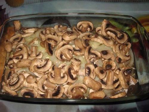 Мясо по-французски с грибами и сыром? 06