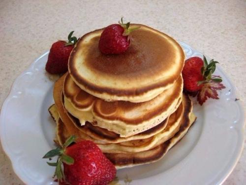 Рецепты панкейков.  1 ванильные панкейки. 02