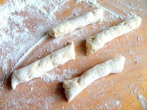 Творожные палочки с яблоком. 06