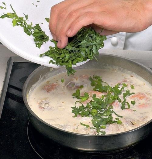 Фетуччине с креветками в сливочном соусе. 03