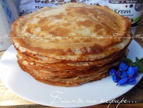 Блины на кефире. 02