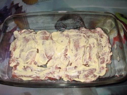 Мясо по-французски с грибами и сыром? 03