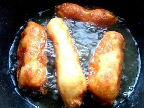 Творожные палочки с яблоком. 07