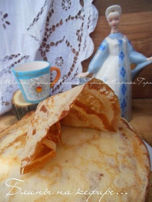 Блины на кефире. 01