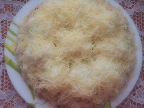 Салат Сугроб.   Ингредиенты. 05