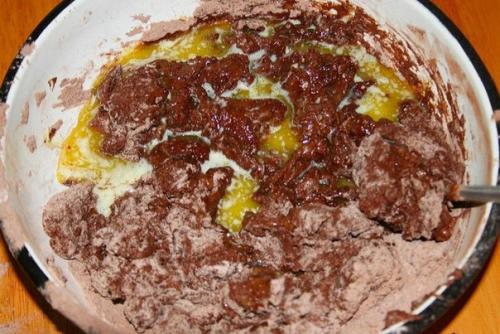 Маффины шоколадные.  Ингредиенты: 02