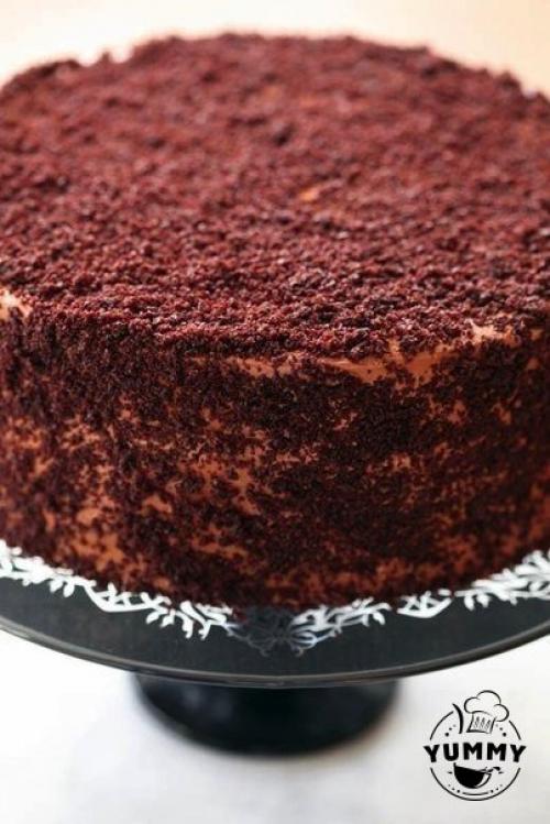 Шоколадный торт Пеле. 05 Шоколадный торт Пеле. 05