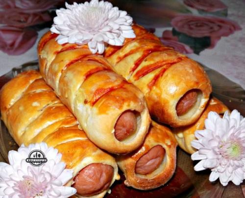 Венские сосиски в тесте.