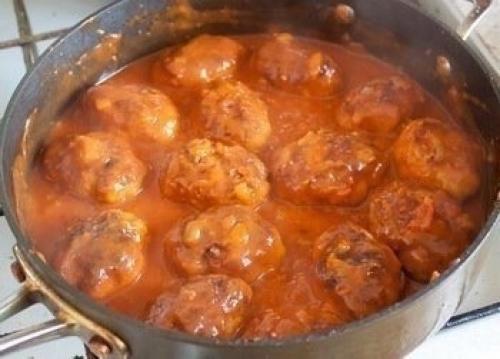 Котлеты с подливой. 03