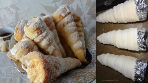 Слоёный трубочки. Автор: Юлия косаревская.